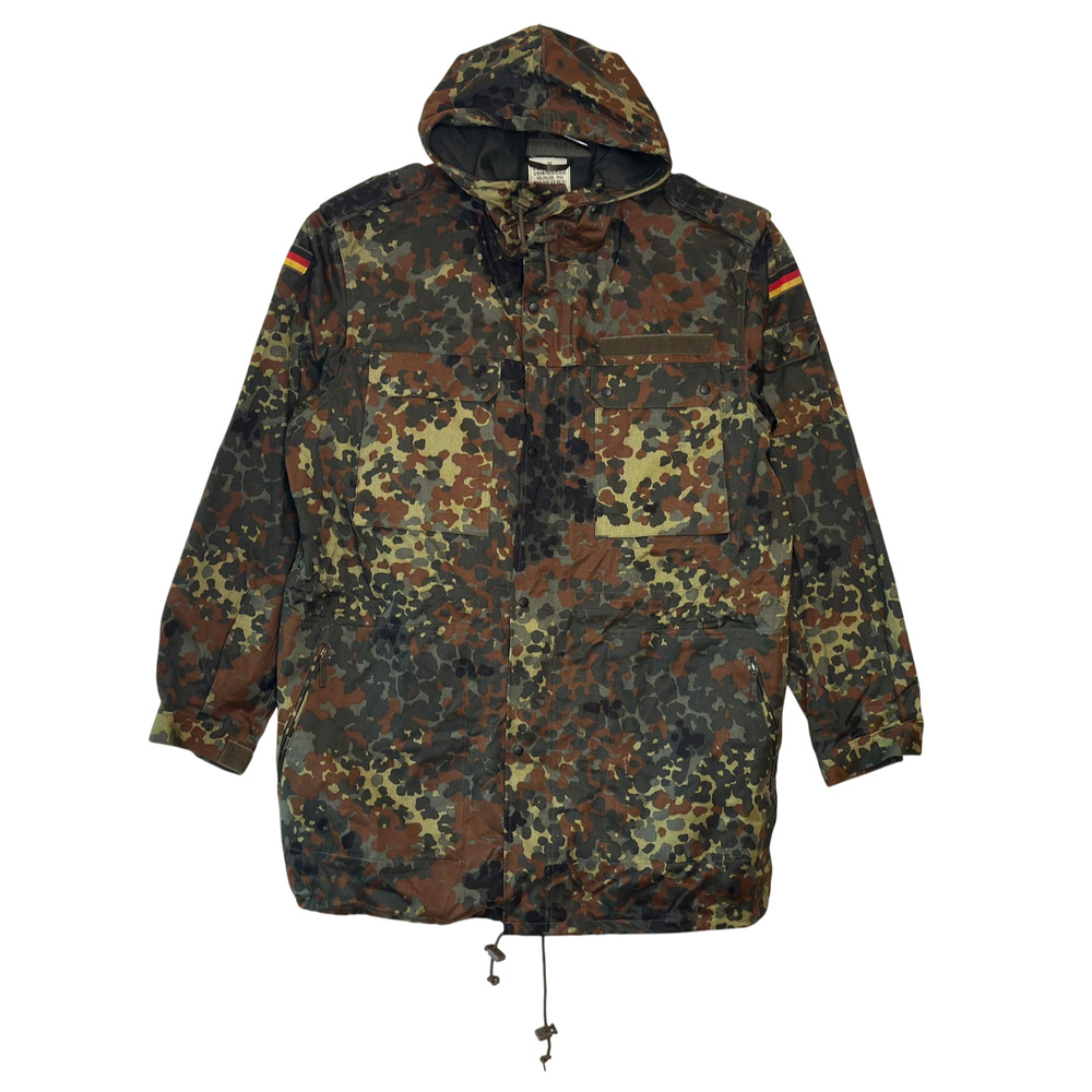 H Winnen Sturm Parka Men L/XL 185/105 Flecktarn Camo Field Jacket Hooded Germany